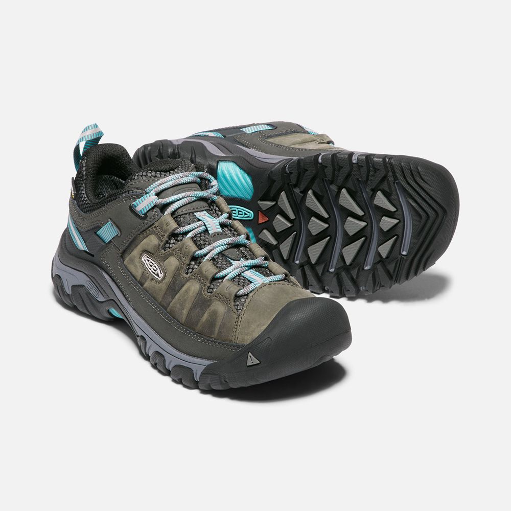 Zapatos de Seguridad Keen Mexico Negros Marrom - Mujer Targhee Iii Waterproof - LG1975240